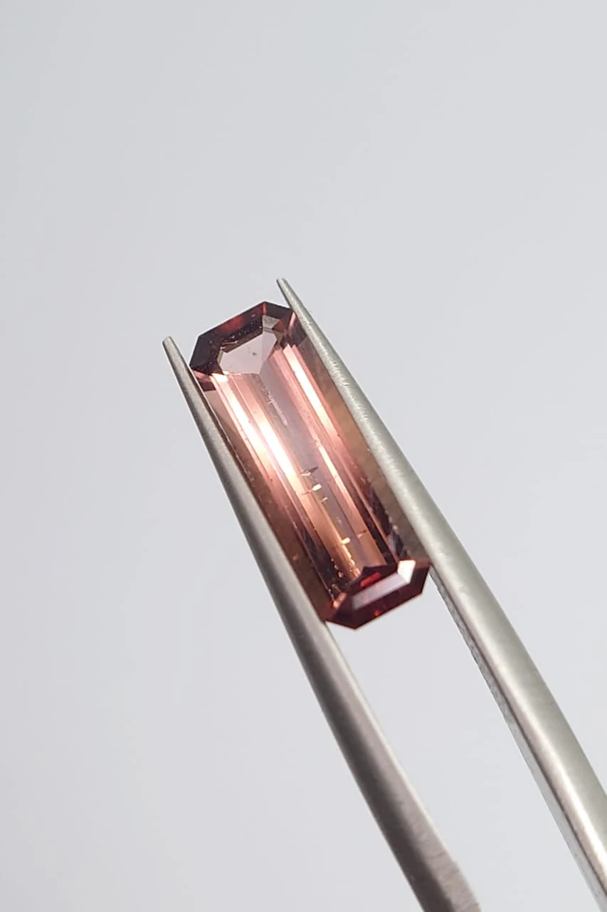 4.4ct Natural Tourmaline Emerald Cut Loose Gemstone From Afghanistan — view 3